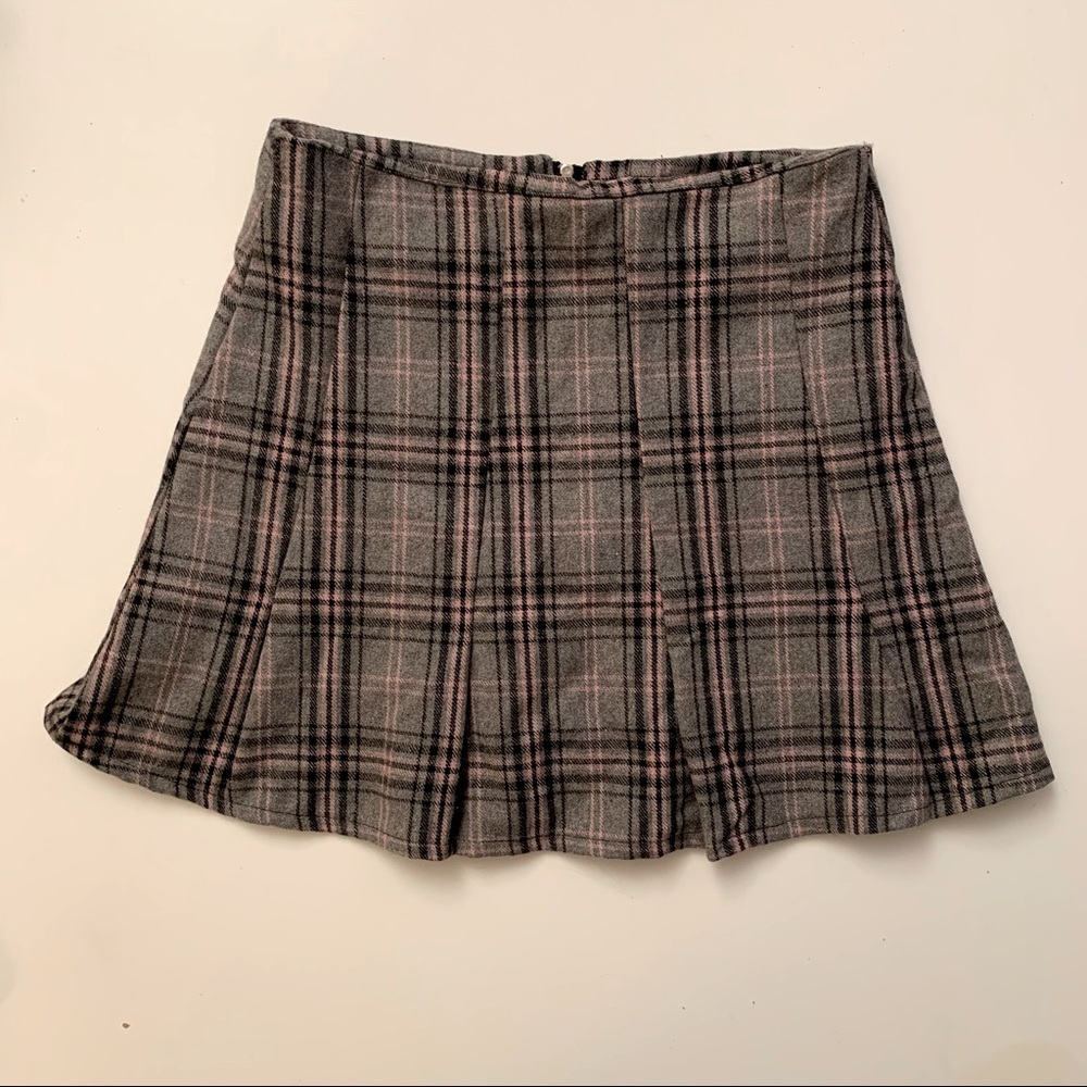 Vintage Y2K/2000s plaid high waisted miniskirt